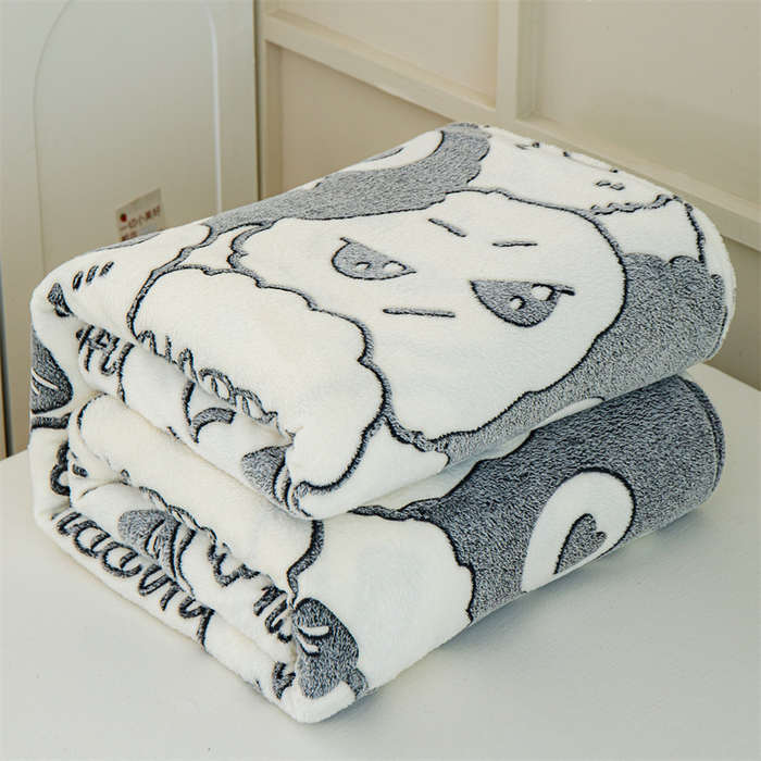 Soft plush fleece blanket from dealonline.co.nz, 200cm winter warm throw in cozy, comfortable design.