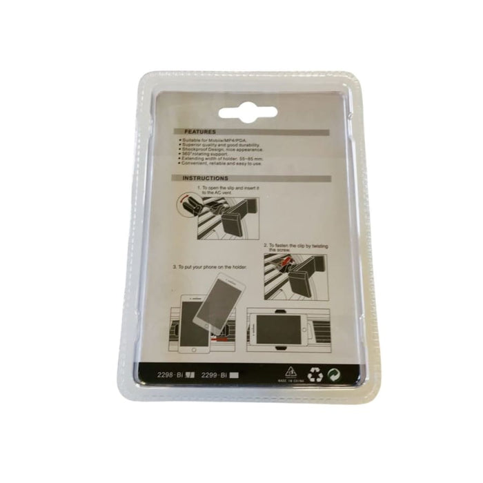 9eight5 Fly Phone Holder attached to a phone, showcasing a sleek, durable phone and tablet accessory for hands-free use.