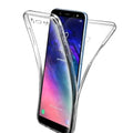 Habicare 9eight5 front and back protection case for Samsung Galaxy series, showing the durable design and precise cutouts.