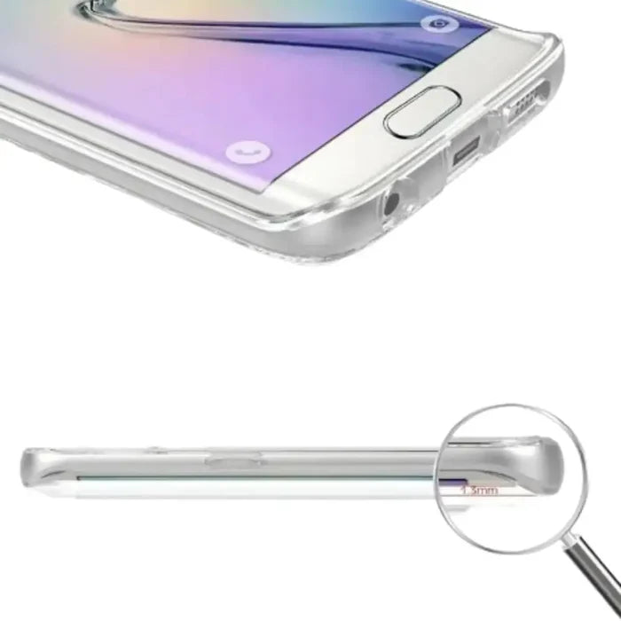 Habicare 9eight5 front and back protection case for Samsung Galaxy series, showing the durable protective cover on the device.