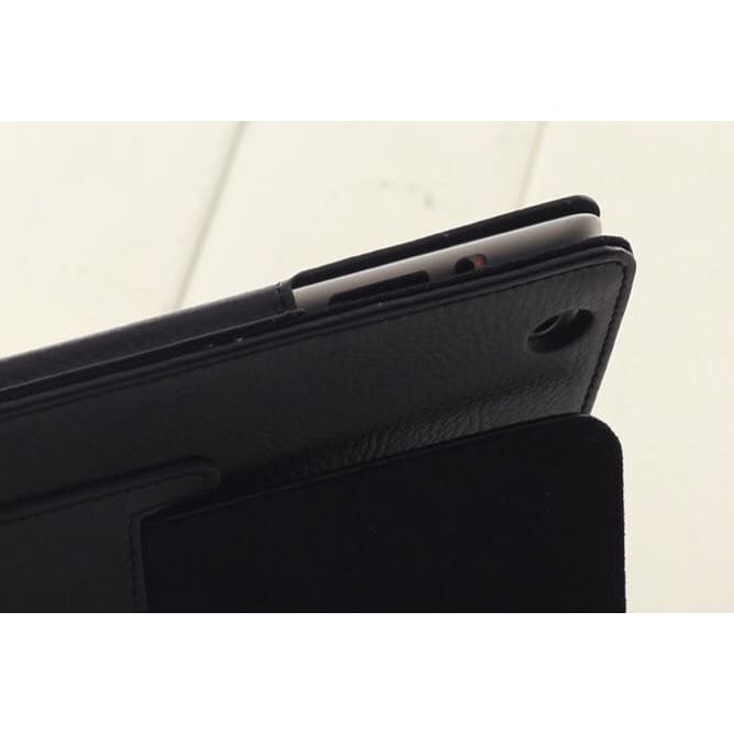 Black synthetic full-body cover for iPad 2, 3, and 4 9.7-inch tablets, designed by 9eight5 for protection and style.