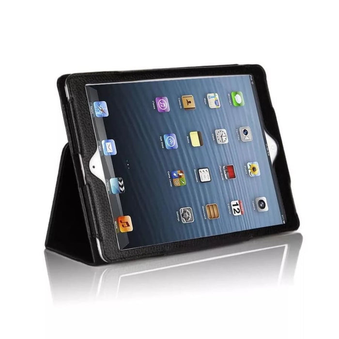 Black synthetic full-body cover for iPad 2, 3, 4, 9.7-inch tablet from 9eight5, providing comprehensive protection.