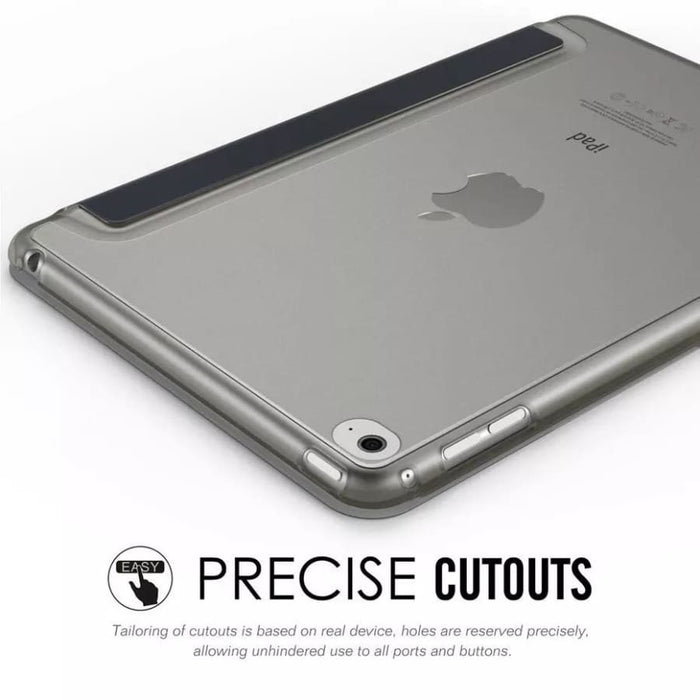 Blue full-body iPad cover for 7th to 9th generation 10.2-inch tablets by 9eight5, showing protective front and back design.