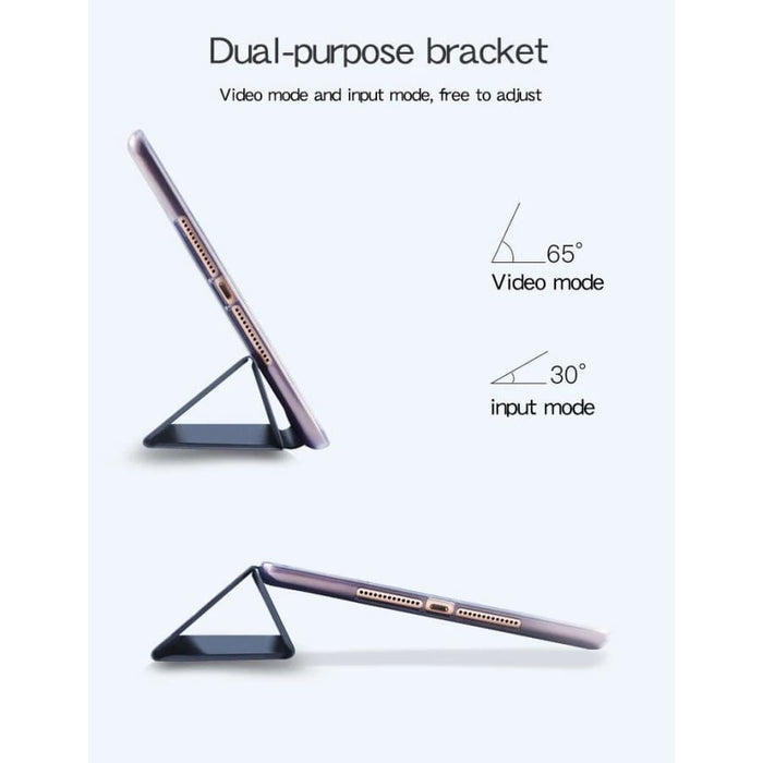 Rose full-body cover for 9eight5 iPad 7th-9th generation 10.2-inch tablet, providing protection and stylish accessory.