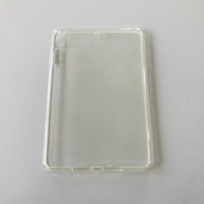 Clear full-body cover for iPad Mini 1, 2, and 3 by 9eight5, protective case with precise cutouts for tablet access.