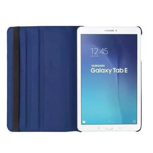 Navy full-body cover for Samsung Galaxy Tab E 9.6-inch T560/T561 by 9eight5, showing protective case with textured surface.