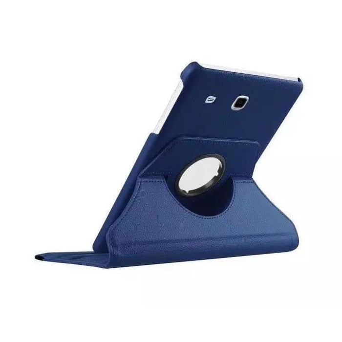 Navy full-body cover for Samsung Galaxy Tab E 9.6-inch T560/T561 by 9eight5, protective tablet case with precise cutouts.