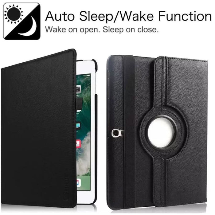 Black full-body cover for Samsung Galaxy Tab S 10.5” (2014) T800/T805, made by 9eight5, protects the tablet with a durable case.