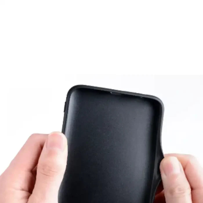 Full protective leather case for Samsung Z Flip by 9eight5, featuring a sleek black design and precise cutouts for easy access.