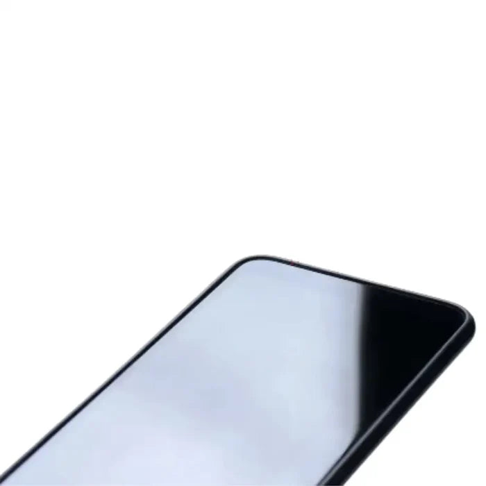Habicare 9eight5 full protective leather case for Samsung Z Flip, showing sleek black design and precise cutouts for buttons and camera.