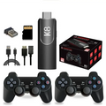 Habicare 9eight5 Game Stick 4K HD Retro Console with classic design and multiple game ports, perfect for nostalgic gaming experiences.