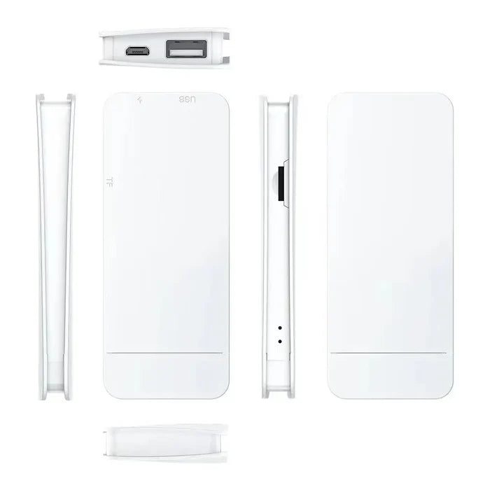 Habicare 9eight5 Game Stick Mini TV Handheld Console with colorful buttons and screen, portable gaming device for on-the-go entertainment.