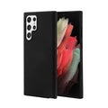 Black Goospery phone case for Samsung Galaxy S22 by 9eight5, showing protective cover with textured surface.