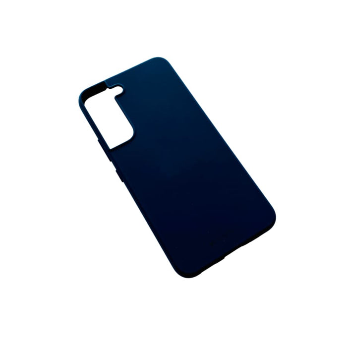 Black Goospery phone case for Samsung Galaxy S22 by 9eight5, showing a sleek protective cover with precise cutouts.