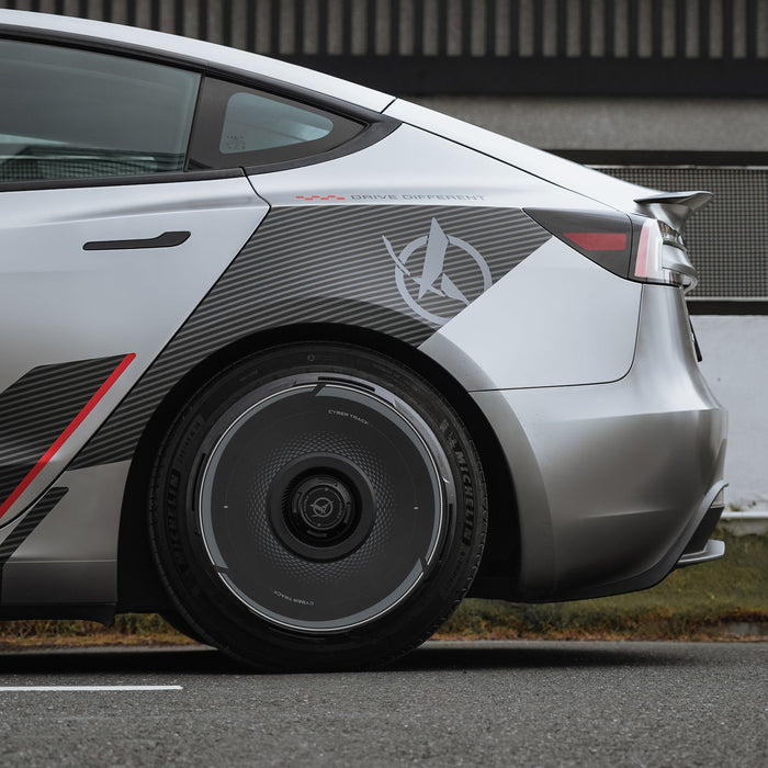 HALODISC 2 Cyber Track | Set of 4 Wheel Covers for Tesla