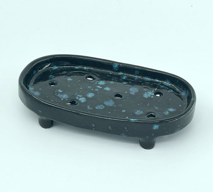 Happy Poppy Skin - Soap Dish - Black