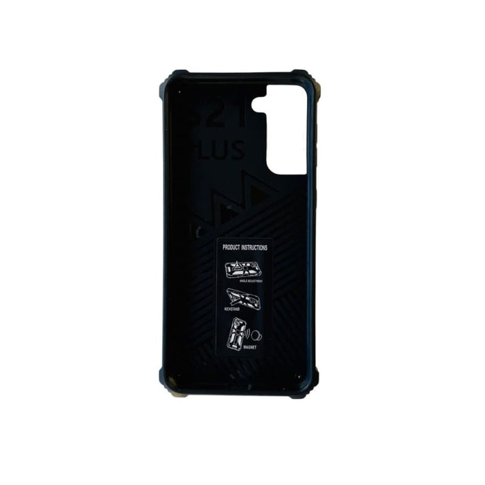 9eight5 hard rugged phone case for Samsung Galaxy S21 Plus, durable protective cover with textured design.