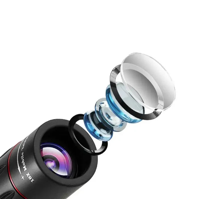 Habicare 9eight5 HD Monocular Telescope showing detailed lens and ergonomic design for outdoor viewing.