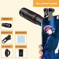 Habicare 9eight5 HD Monocular Telescope with 18x magnification, compact design, and adjustable focus for outdoor observation.