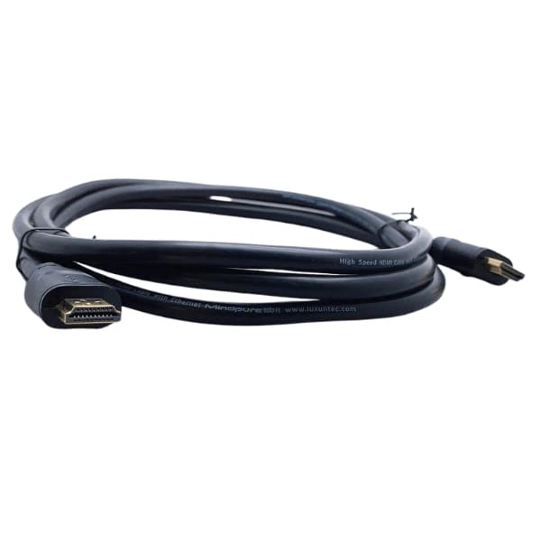 9eight5 HDMI computer and TV cable, 2-meter length, electronics accessory with gold-plated connectors and flexible black cable.