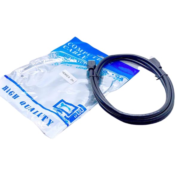 9eight5 HDMI computer and TV cable, 2-meter length, electronic accessory connecting devices with HDMI ports.