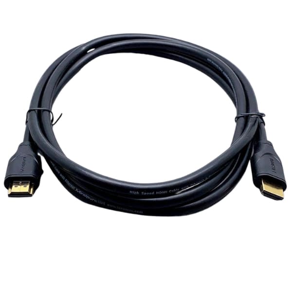 9eight5 HDMI computer and TV cable, 2-meter length, electronic accessory with gold-plated connectors for high-quality audio and video transfer.