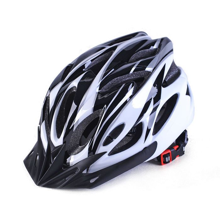 ECOTREK HT-12 lightweight bicycle helmet with adjustable fit, vented design, and secure strap for cycling safety.
