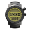 Hydrogel screen protector for Suunto Elementum Aqua watch case, pack of 6, clear protective cover showing fitted on watch screen.