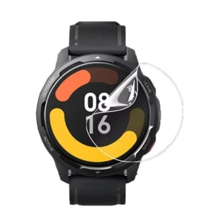 Six hydrogel screen protectors for Xiaomi Watch S1 Active, designed to shield the watch screen from scratches and impact.