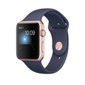 Hydrogel screen protectors for 1st gen Apple Watch 42mm, pack of 6, showing transparent protectors fitting the watch face