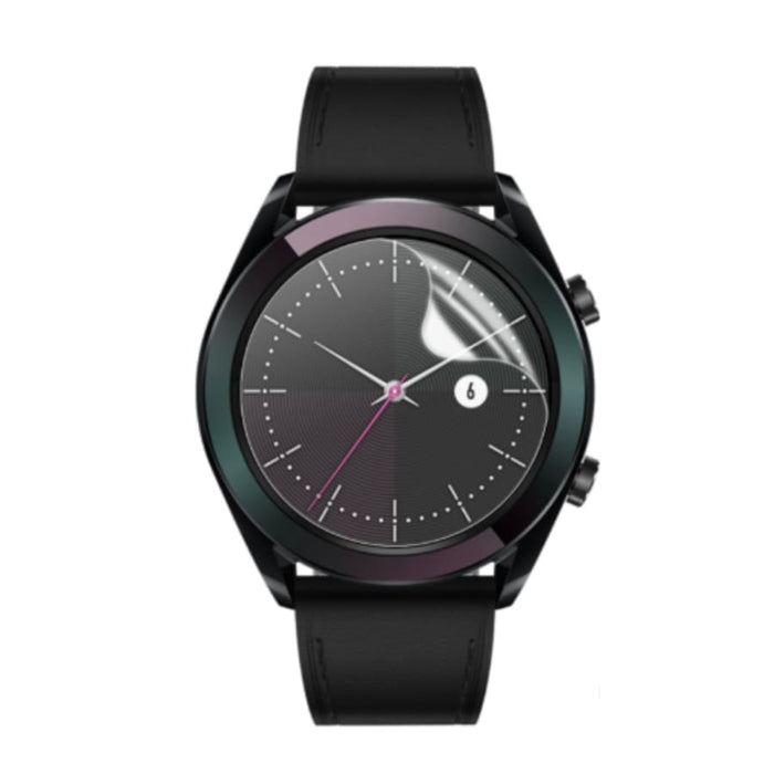 Hydrogel screen protectors for Huawei Watch GT 42mm, pack of 6, clear protective film on smartwatch screen.
