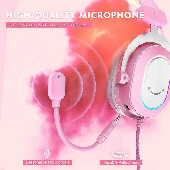 FIFINE gaming headset with over-ear design, adjustable headband, and built-in microphone for immersive gaming audio.