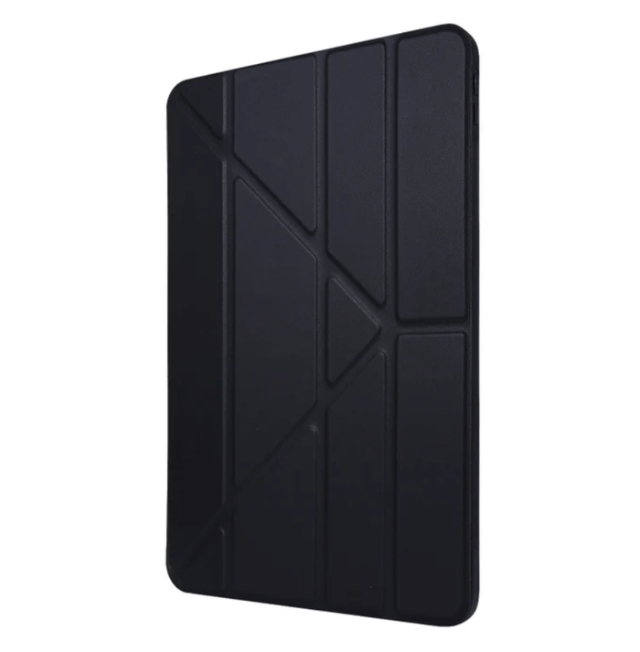 TechPlus iPad 9.7 Pro ultra slim smart case with trifold design, protective cover, and precise cutouts for a sleek, secure fit.
