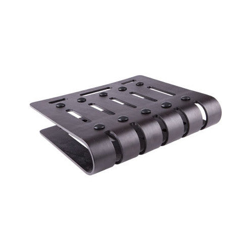 IQ Smart Solutions Professional Curved Black Wood Laptop Lapdesk