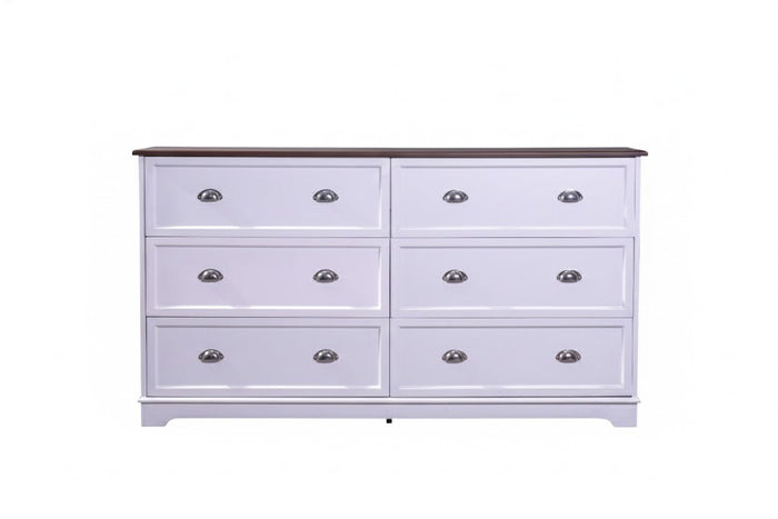 Sue-e Furniture Iris set of 6 tall boys drawers, wooden storage units with sleek design and multiple spacious drawers.