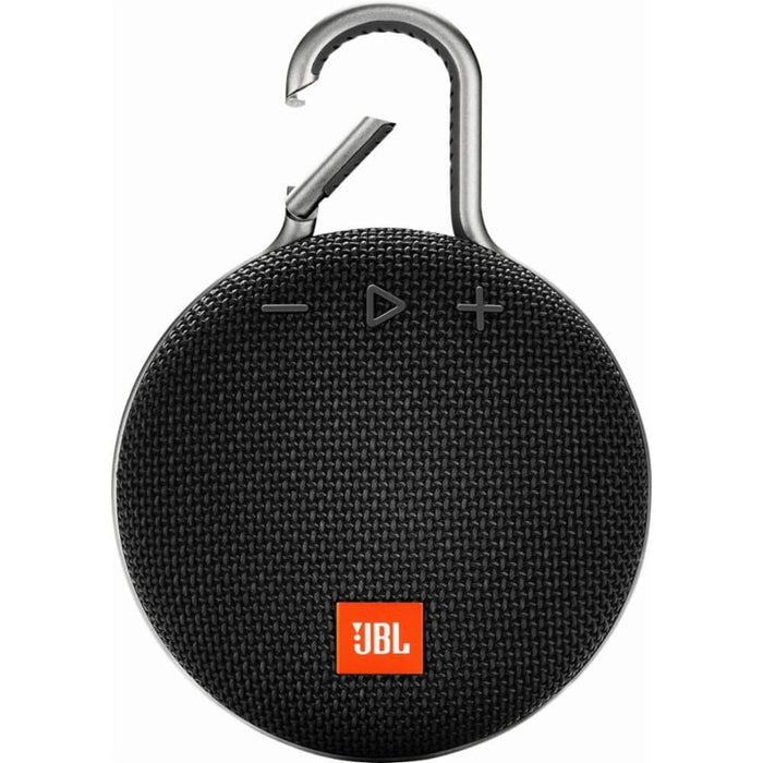 JBL Clip 3 Portable Waterproof Wireless Bluetooth Speaker, Black