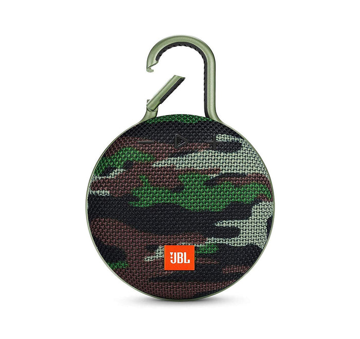 JBL Clip 3 Portable Waterproof Wireless Bluetooth Speaker, Camo