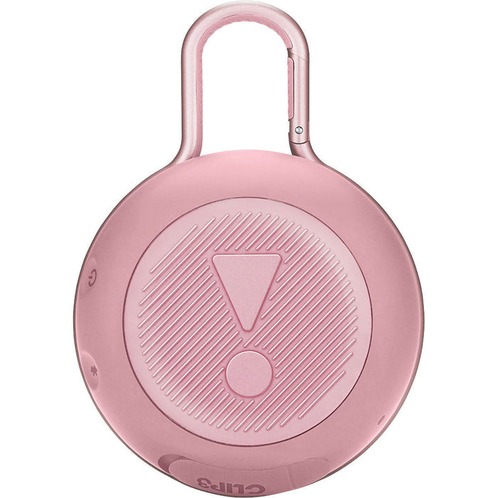 JBL Clip 3 Portable Waterproof Wireless Bluetooth Speaker, Pink