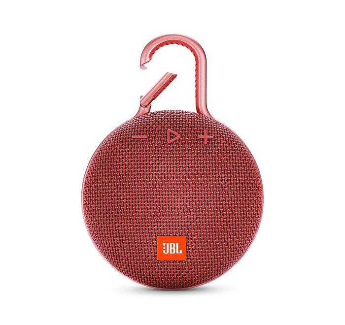 JBL Clip 3 Portable Waterproof Wireless Bluetooth Speaker, Red