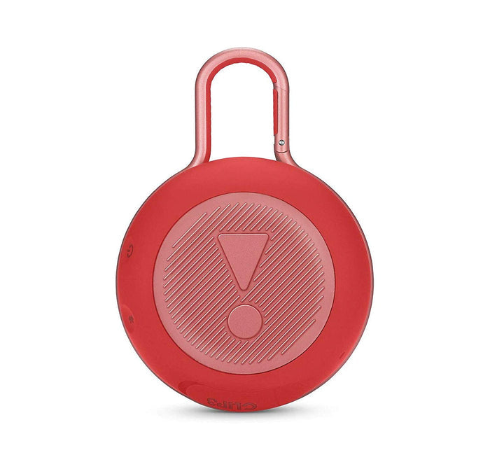 JBL Clip 3 Portable Waterproof Wireless Bluetooth Speaker, Red