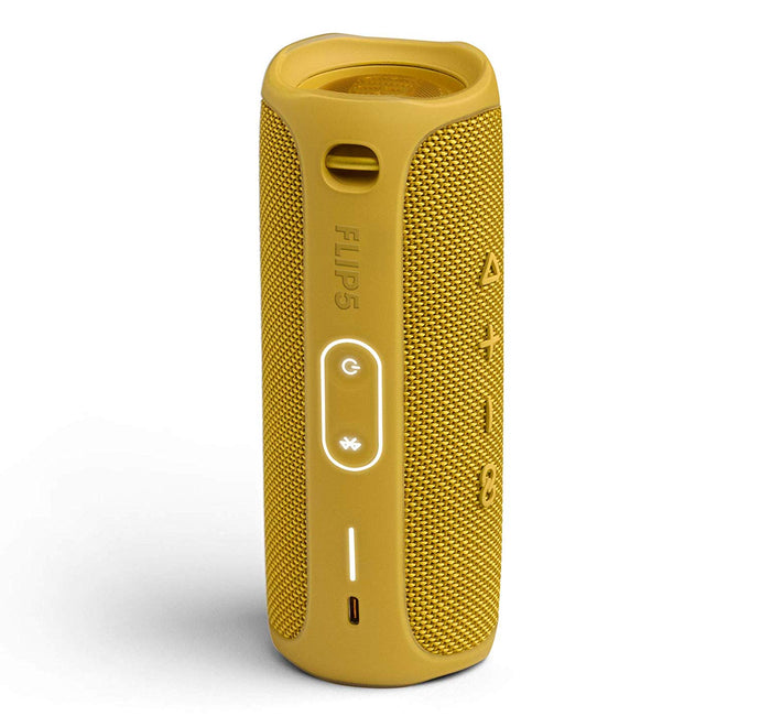 JBL Flip 5 Portable Waterproof Bluetooth Speaker - Mustard Yellow