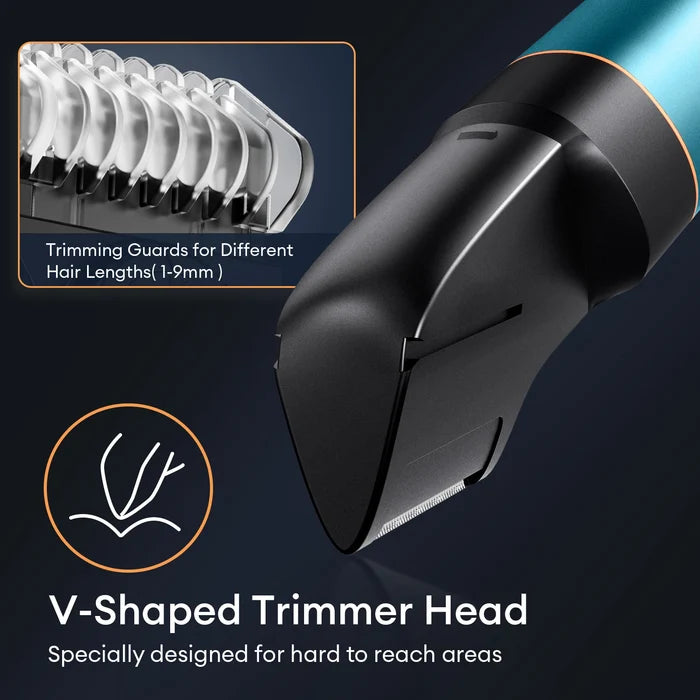 Kensen S16 electric hair trimmer for men, 3-in-1 hair clipper and crimper, with adjustable blades and ergonomic design.