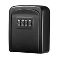 Metal key lock box from 9eight5, durable storage container with combination lock for secure key organization.