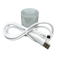 Kinglink 1m USB-A to Micro cable by 9eight5, showing the black USB-A connector and Micro USB end for charging and data transfer.