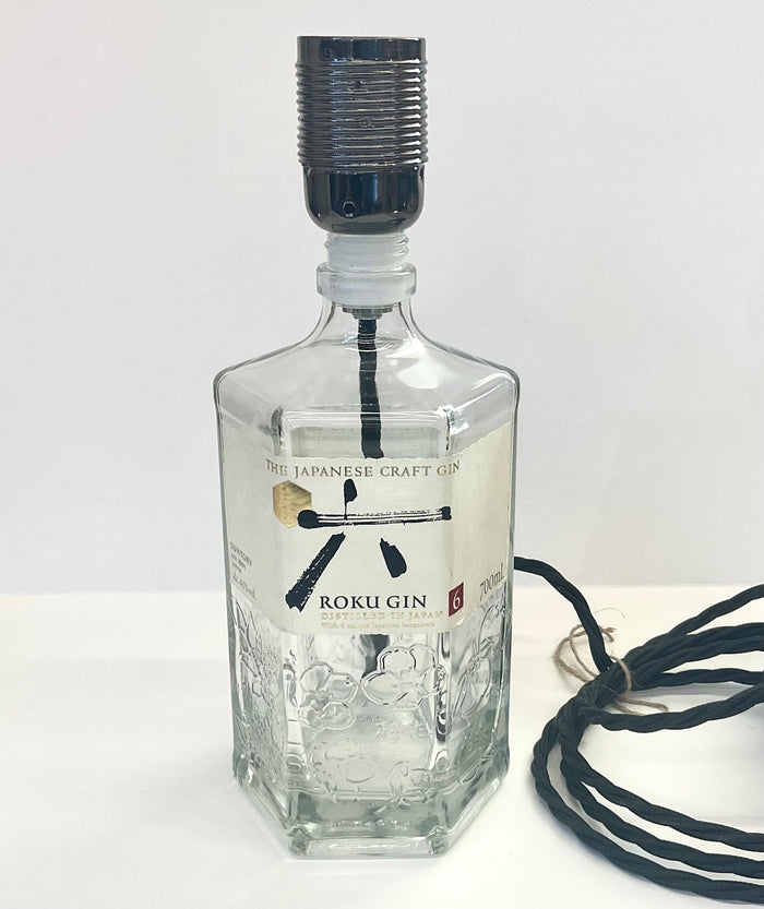 Kopper Kreation - Large Straight LED Bottle Lamp - Roku Gin