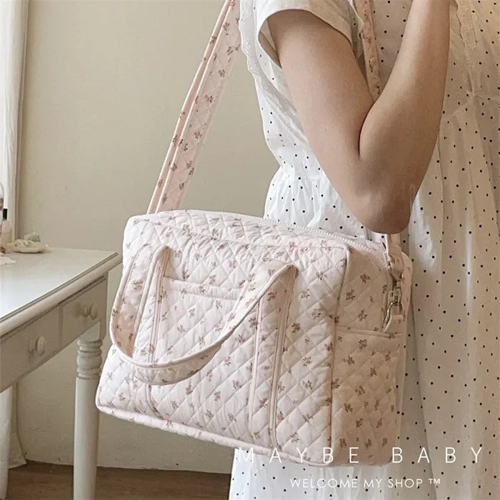 Large Capacity Floral Maternity Bag