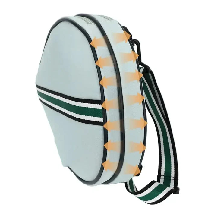 Habicare 9eight5 large sports racket bag in four colors, spacious design for tennis or badminton rackets and accessories.