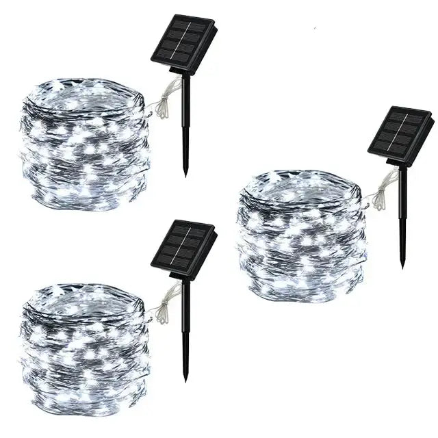 3Pcs White / 7M 50LED