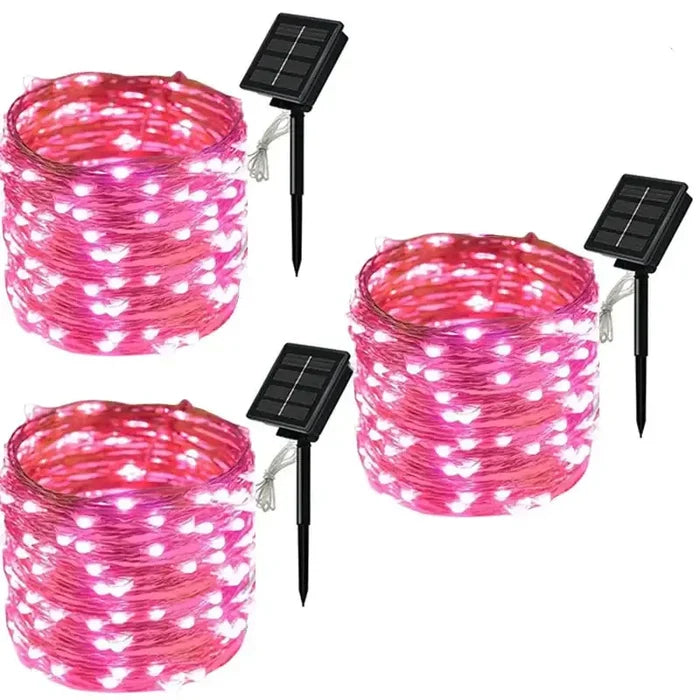 3Pcs Pink / 7M 50LED