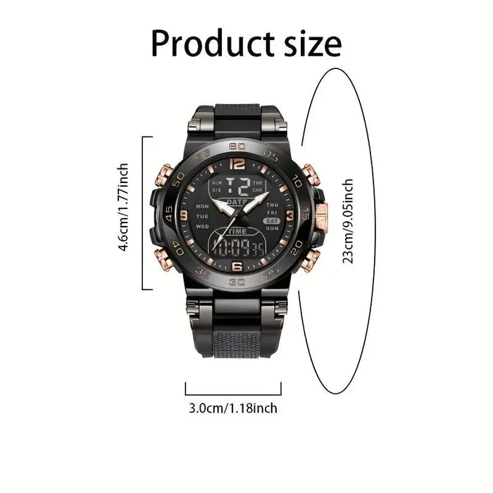 Habicare LIGE men's quartz watch with six design options, featuring a stylish TWS smartwatch with a sleek, modern look.